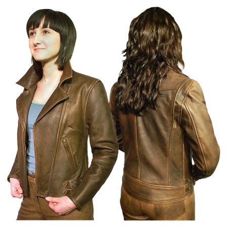 Leather Ladies Fashion Jacket